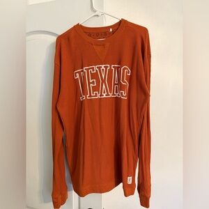 Texas Long Sleeve Waffle Knit Shirt